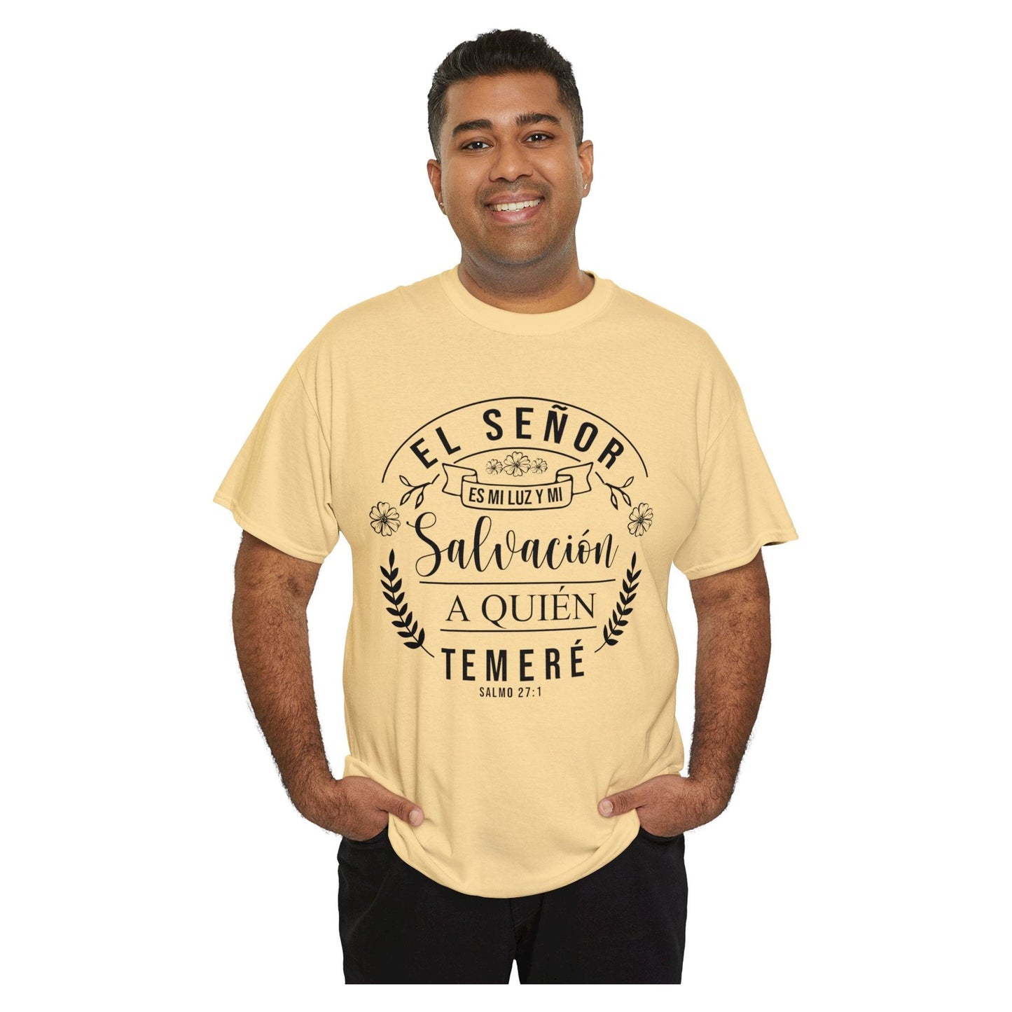 Christian T-shirt - the Lord is my light and my salvation