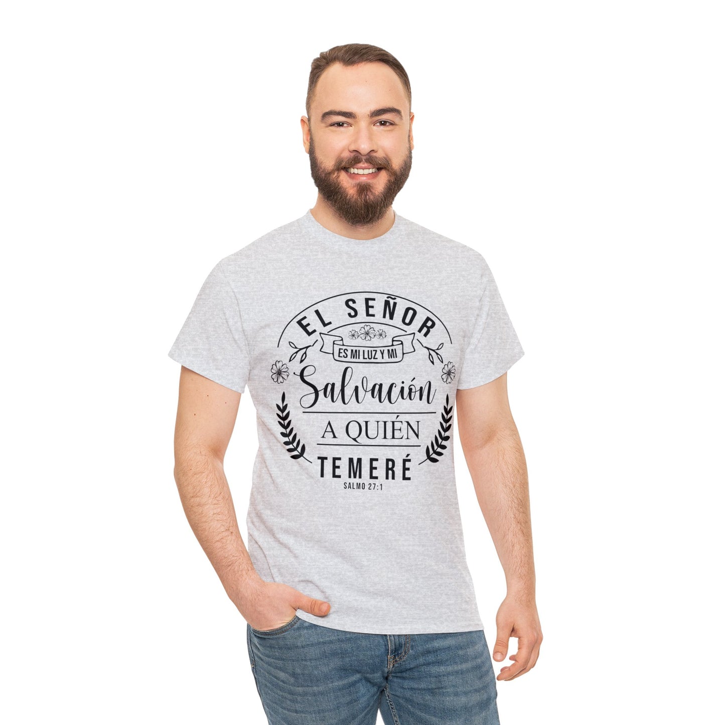 Christian T-shirt - the Lord is my light and my salvation