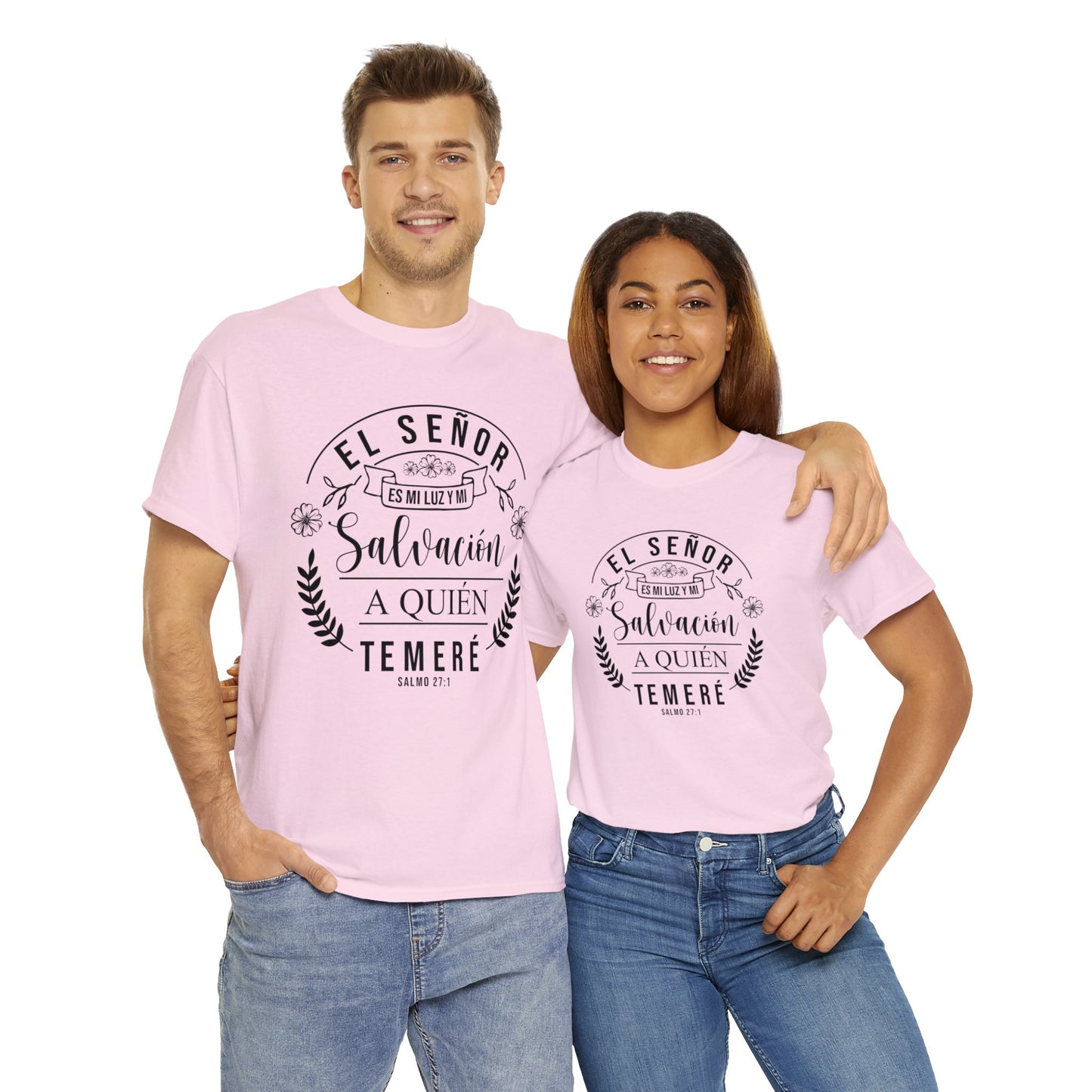 Christian T-shirt - the Lord is my light and my salvation