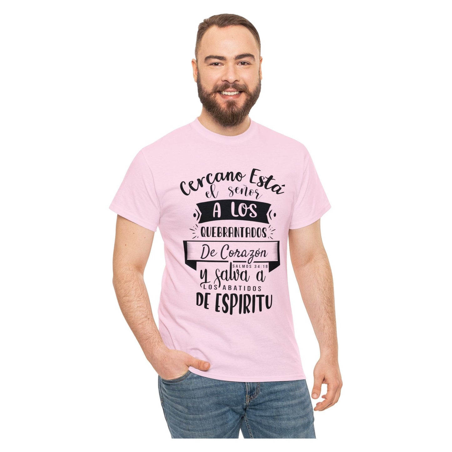 Camiseta Cristiana - Cercano está el Señor a los quebrantados