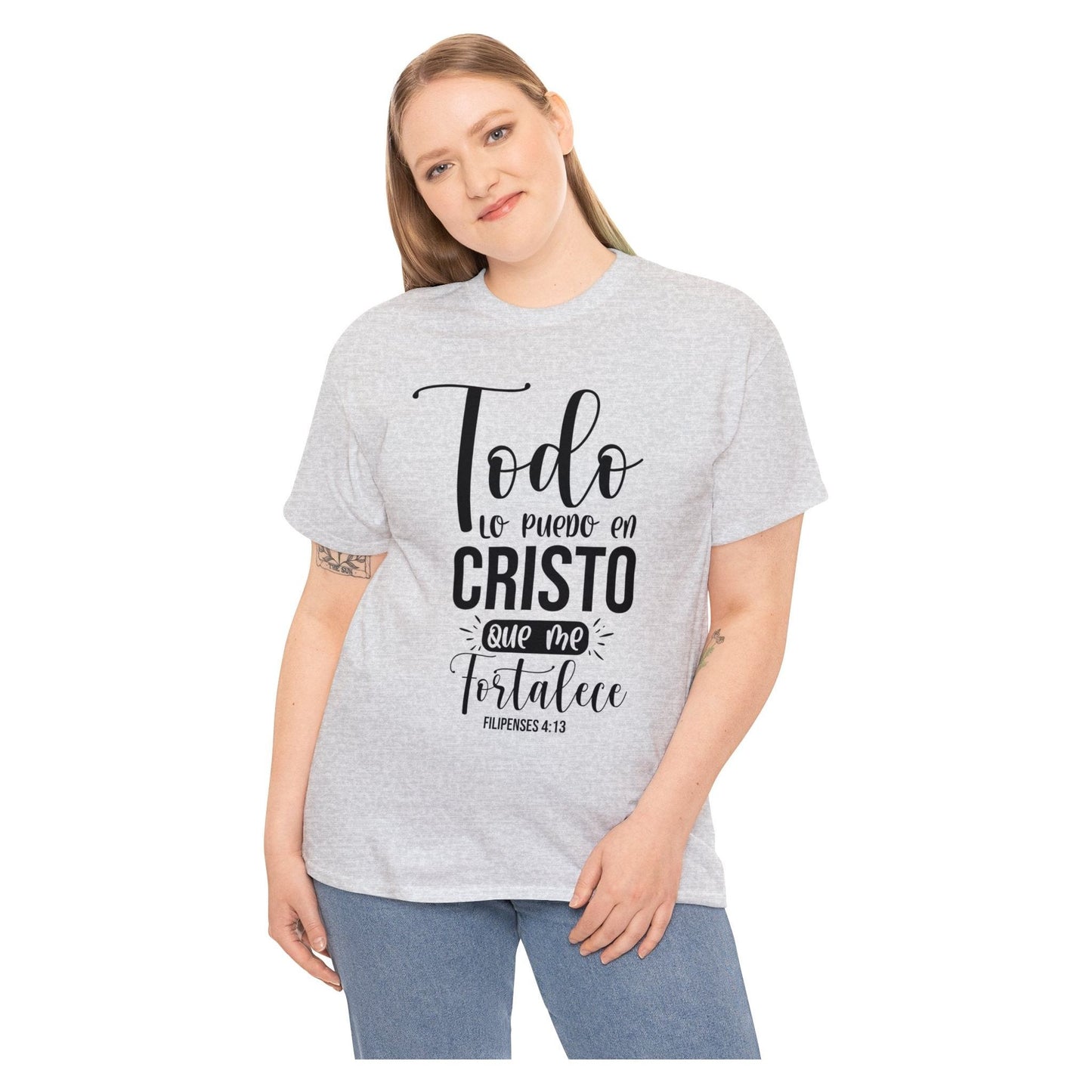 Christian T-shirt - I can do all things through Christ who strengthens me