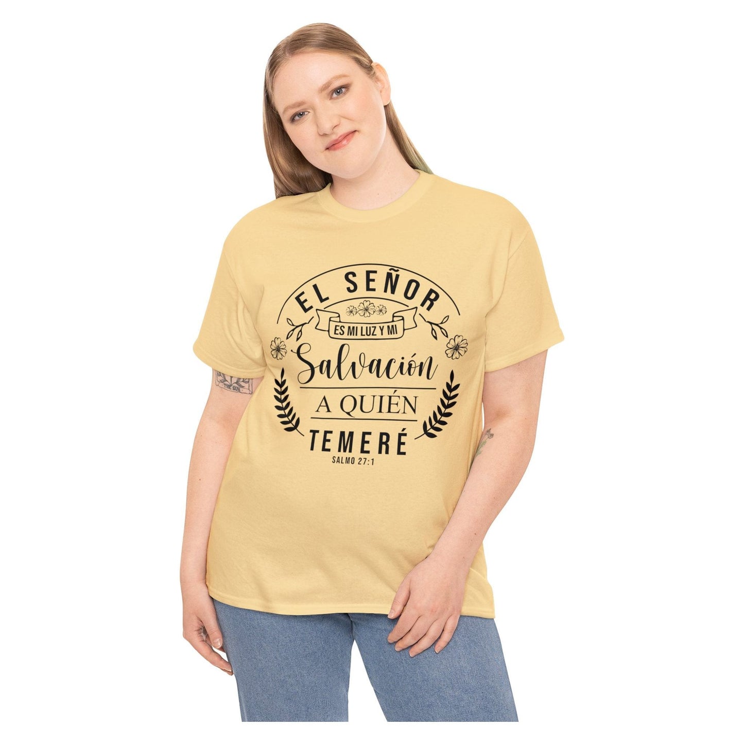 Christian T-shirt - the Lord is my light and my salvation