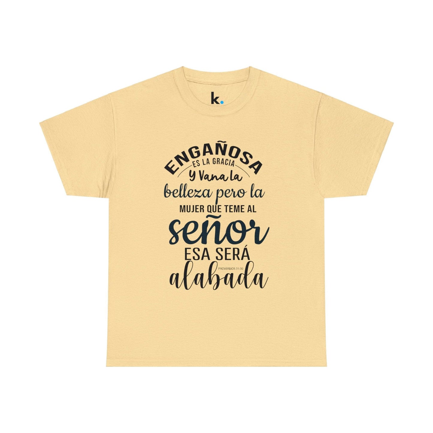 Christian T-shirt - He who has the Lord will be praised