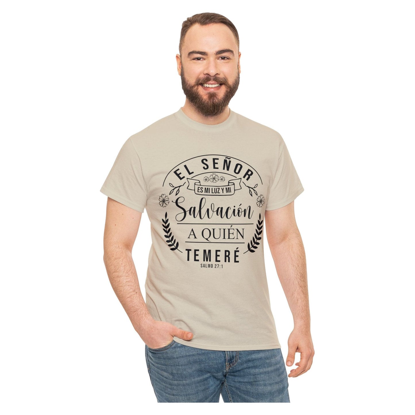 Christian T-shirt - the Lord is my light and my salvation