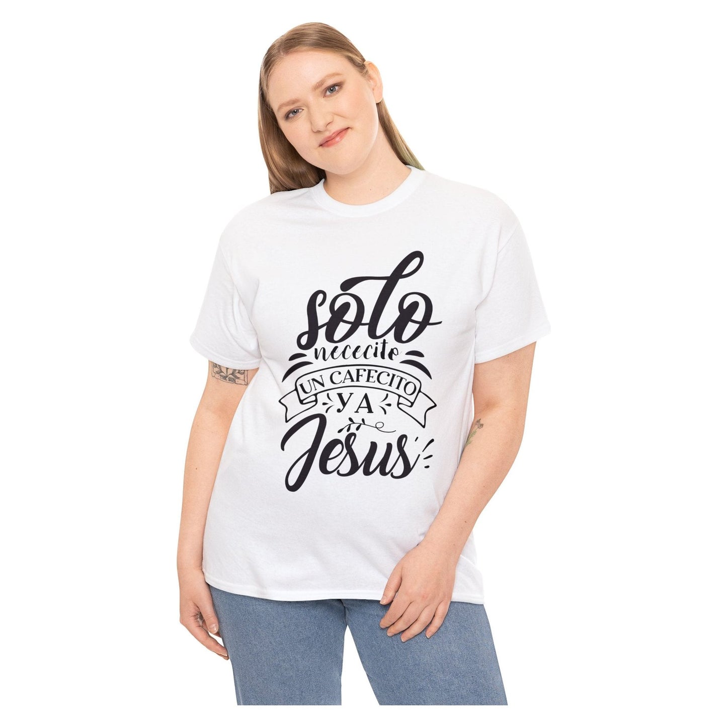 Christian T-shirt - I just need a coffee and Jesus