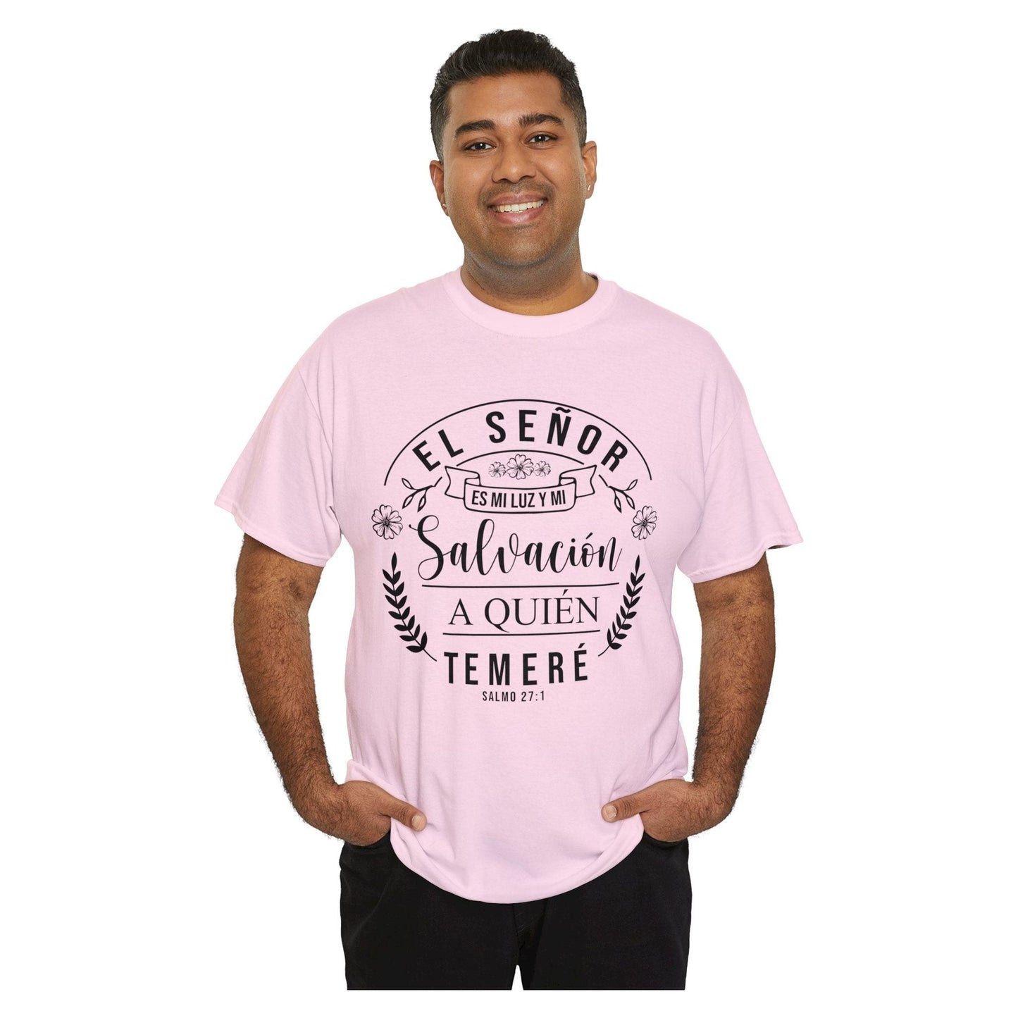 Christian T-shirt - the Lord is my light and my salvation