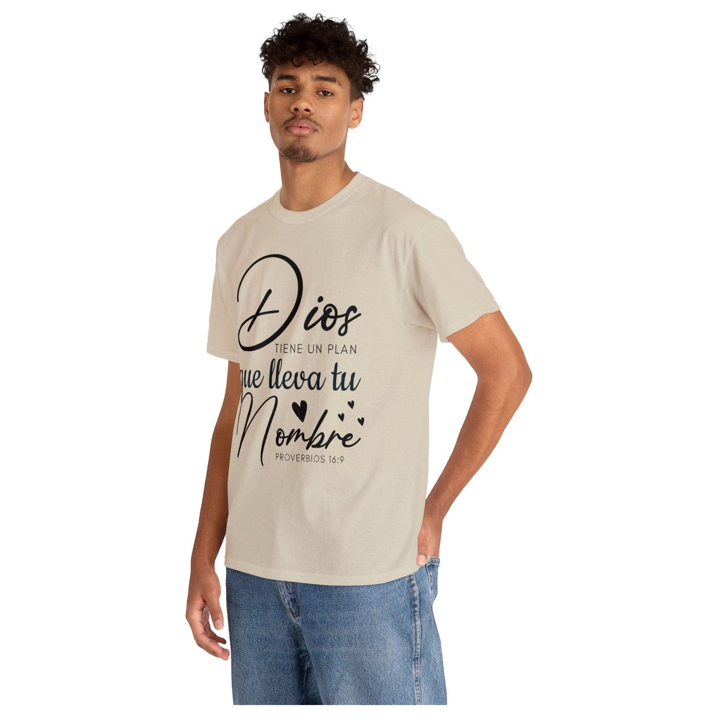 Camiseta Cristiana - Dios tiene un plan que lleva tu nombre