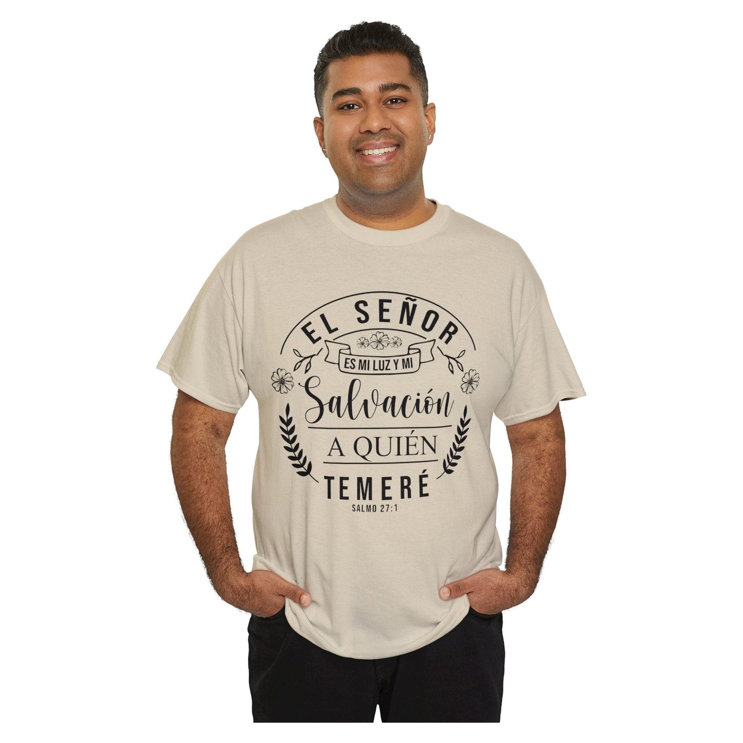 Christian T-shirt - the Lord is my light and my salvation