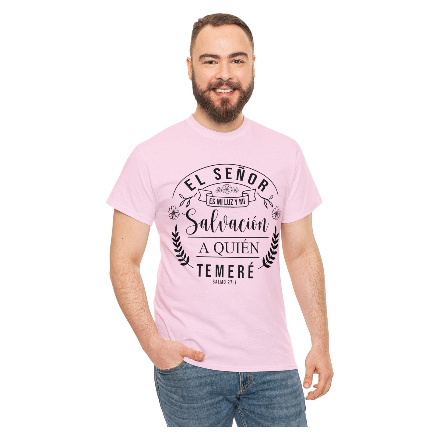 Christian T-shirt - the Lord is my light and my salvation