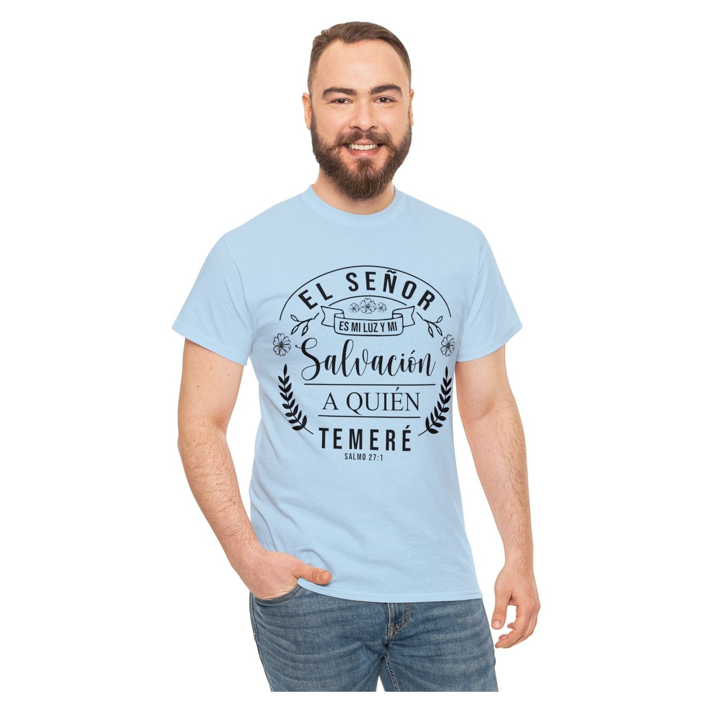 Christian T-shirt - the Lord is my light and my salvation