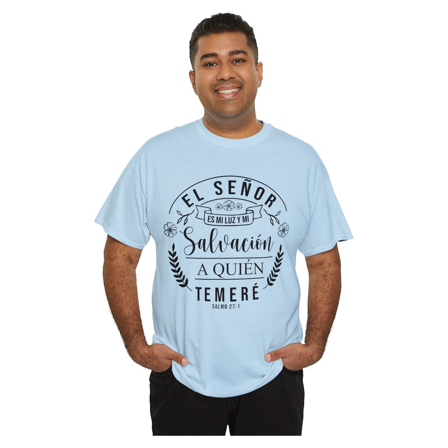 Christian T-shirt - the Lord is my light and my salvation