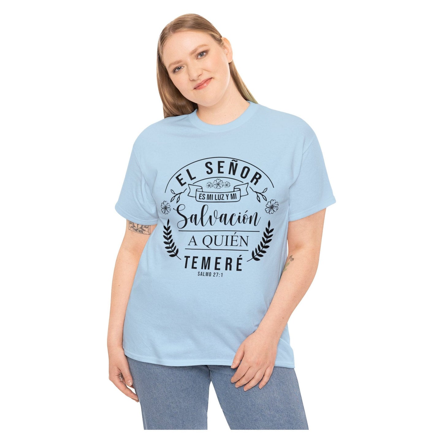 Christian T-shirt - the Lord is my light and my salvation