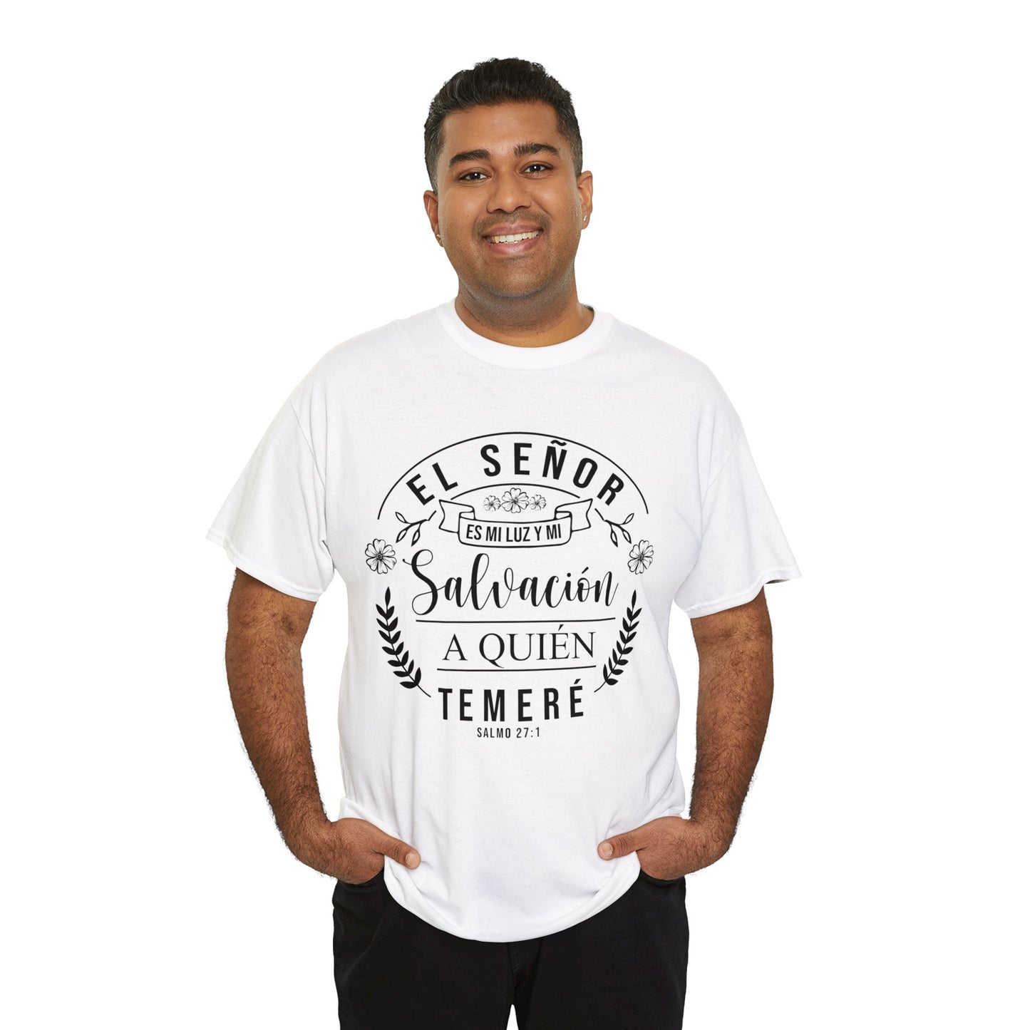 Christian T-shirt - the Lord is my light and my salvation