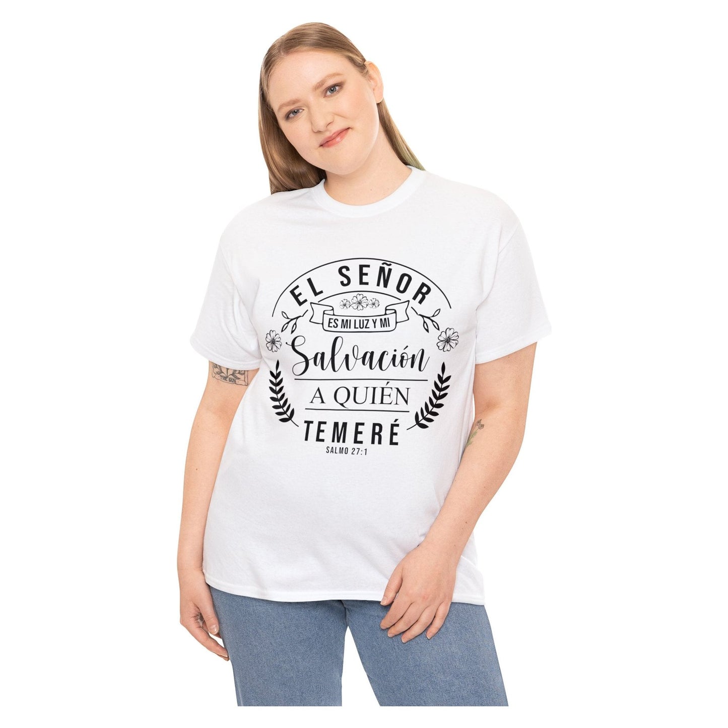 Christian T-shirt - the Lord is my light and my salvation