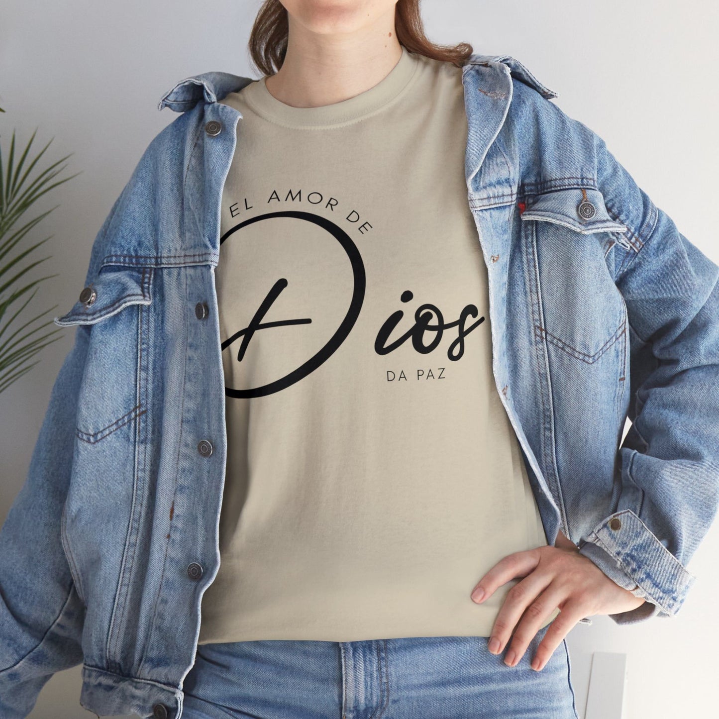 Camiseta Cristiana - El amor de Dios da la Paz