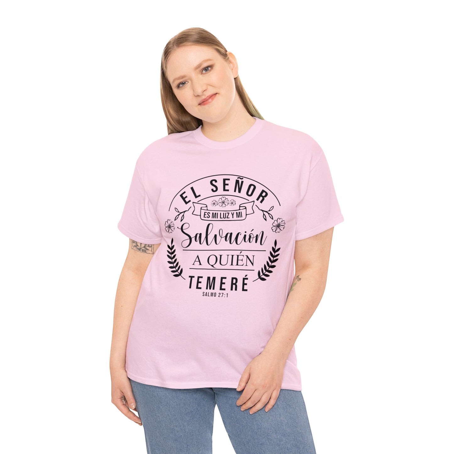 Christian T-shirt - the Lord is my light and my salvation