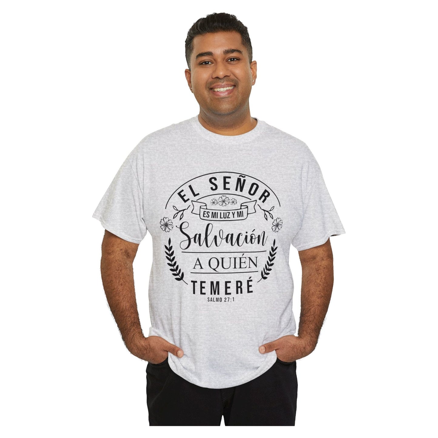 Christian T-shirt - the Lord is my light and my salvation