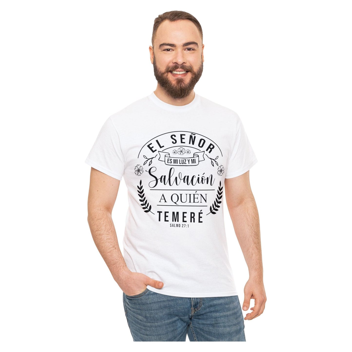 Christian T-shirt - the Lord is my light and my salvation
