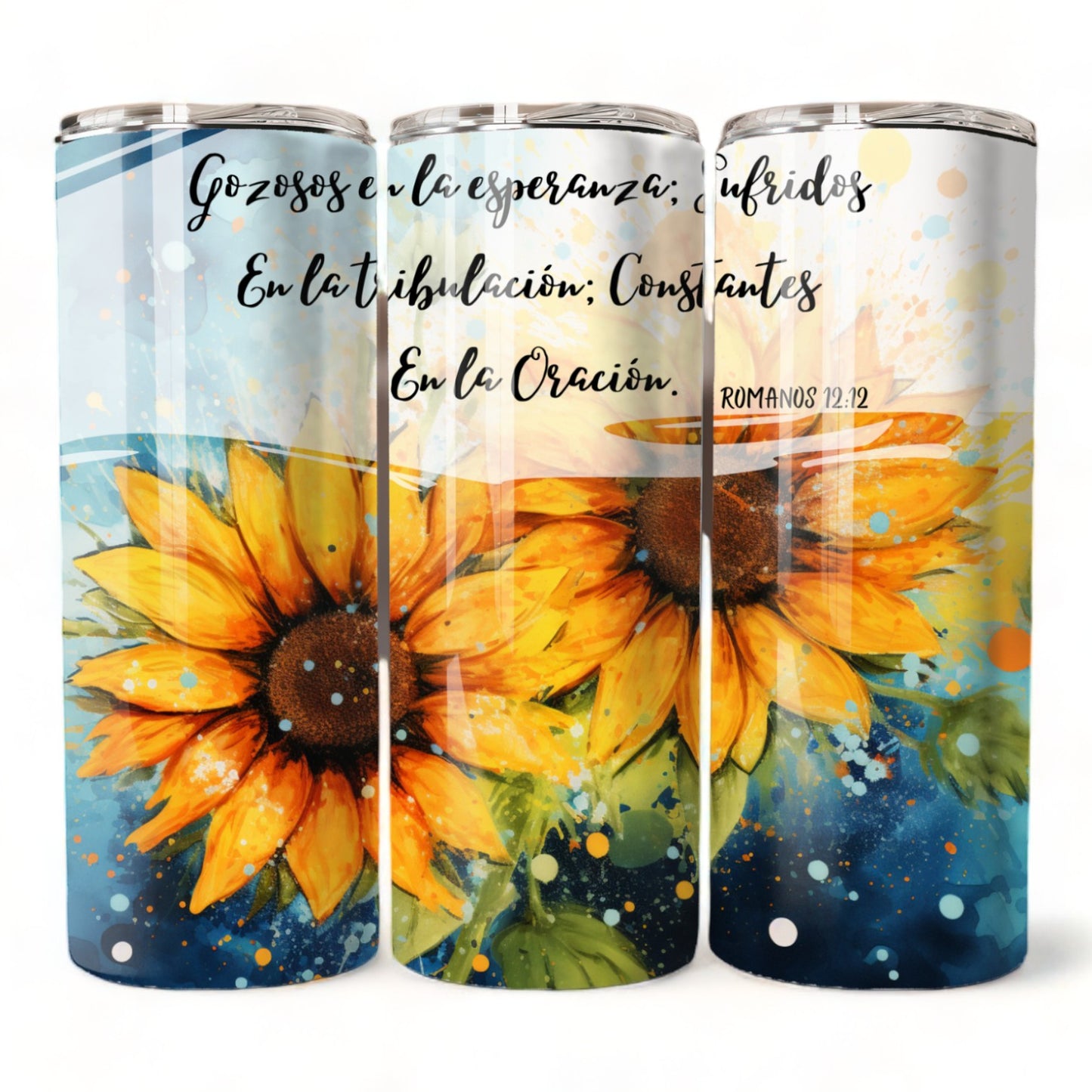 Thermos 20oz Romans 12:12 (Template 11)
