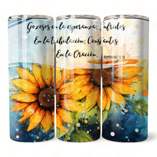 Thermos 20oz Romans 12:12 (Template 11)