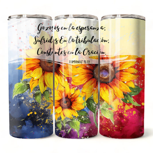 Thermos 20oz Romans 12:12 (Template 12)