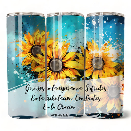 Thermos 20oz Romans 12:12 (Template 13)