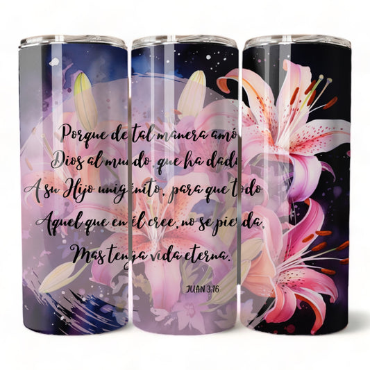 Thermos 20oz John 3:16 (Template 21)