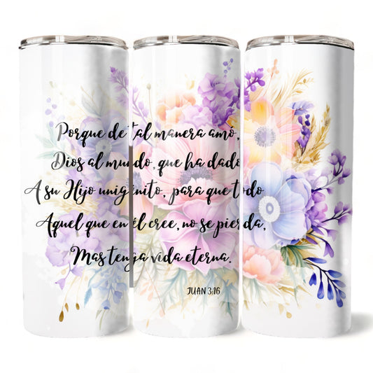 Thermos 20oz John 3:16 (Template 22)
