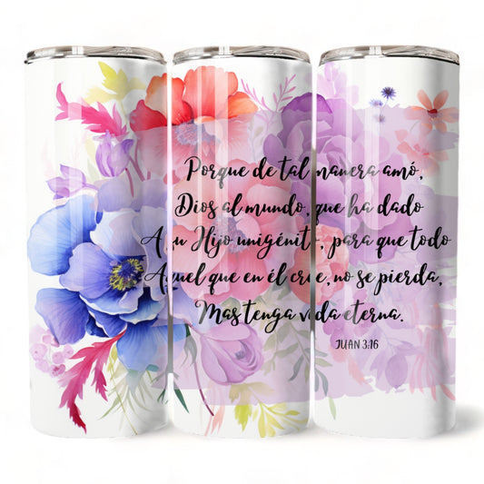 Thermos 20oz John 3:16 (Template 23)
