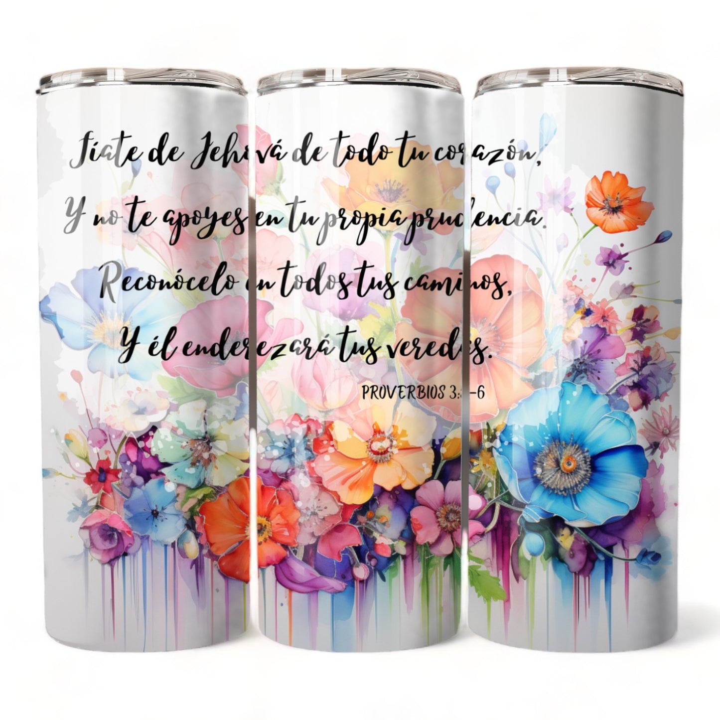 Thermos 20oz Proverbs 3:5-6 (Template 26)