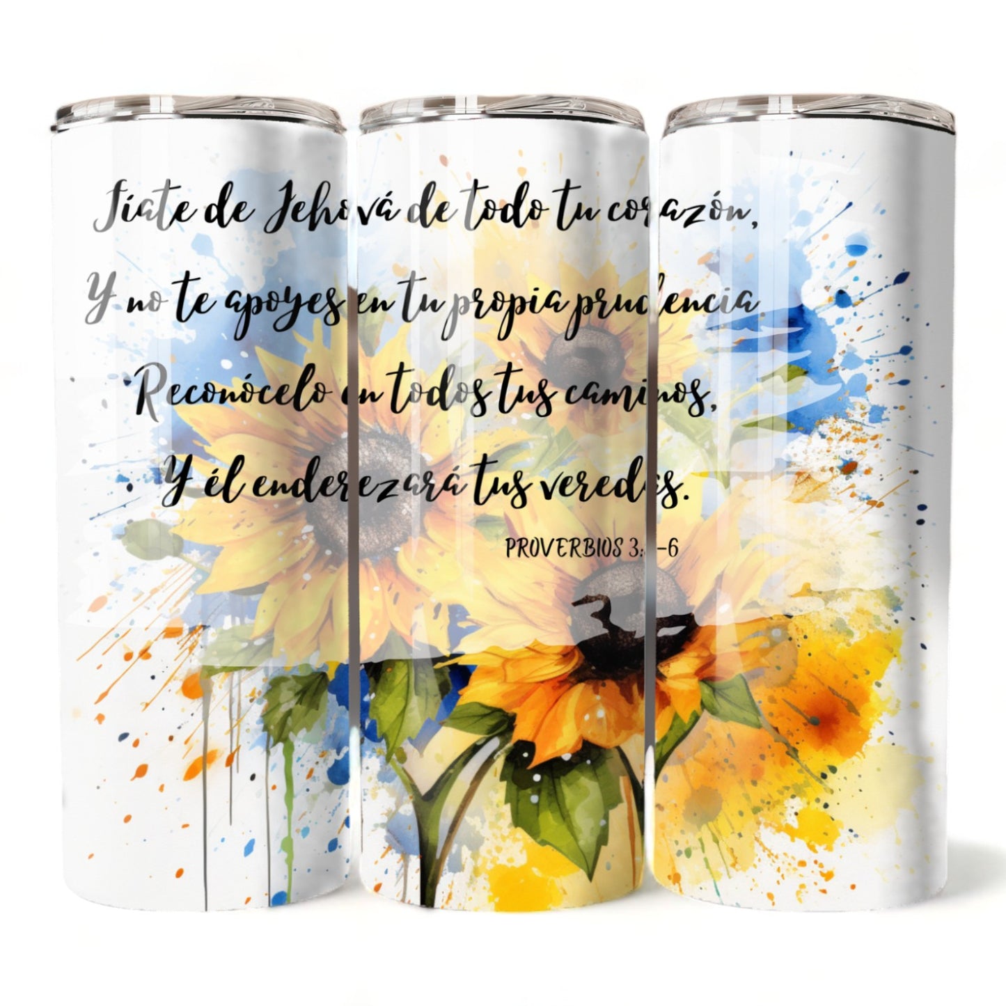 Thermos 20oz Proverbs 3:5-6 (Template 27)