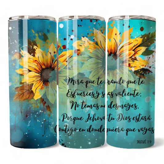 Thermos 20oz Joshua 1:9 (Template 31)