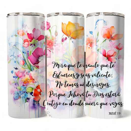 Thermos 20oz Joshua 1:9 (Template 32)