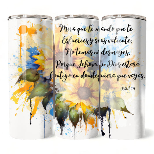 Thermos 20oz Joshua 1:9 (Template 33)