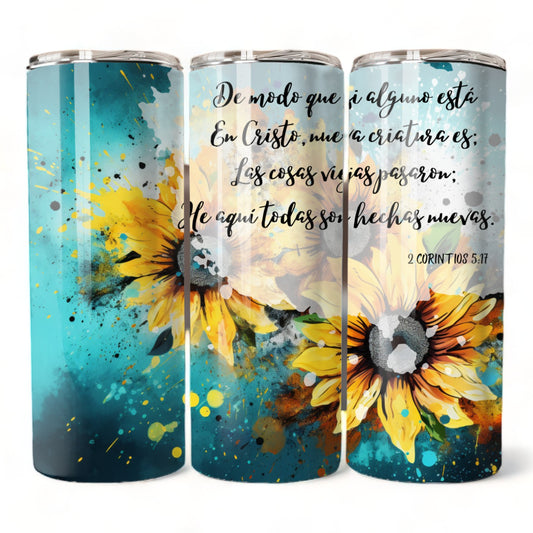 Thermos 20oz 2 Corinthians 5:17 (Template 34)
