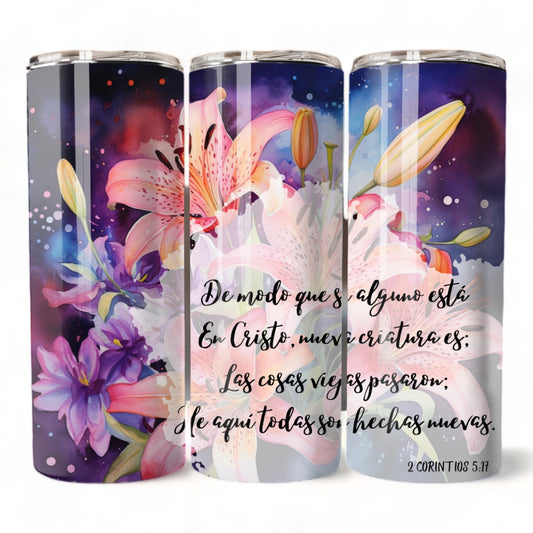 Thermos 20oz 2 Corinthians 5:17 (Template 36)