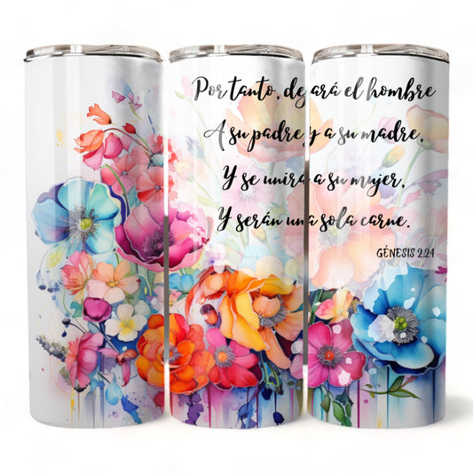 Thermos 20oz Genesis 2:24 (Template 40)