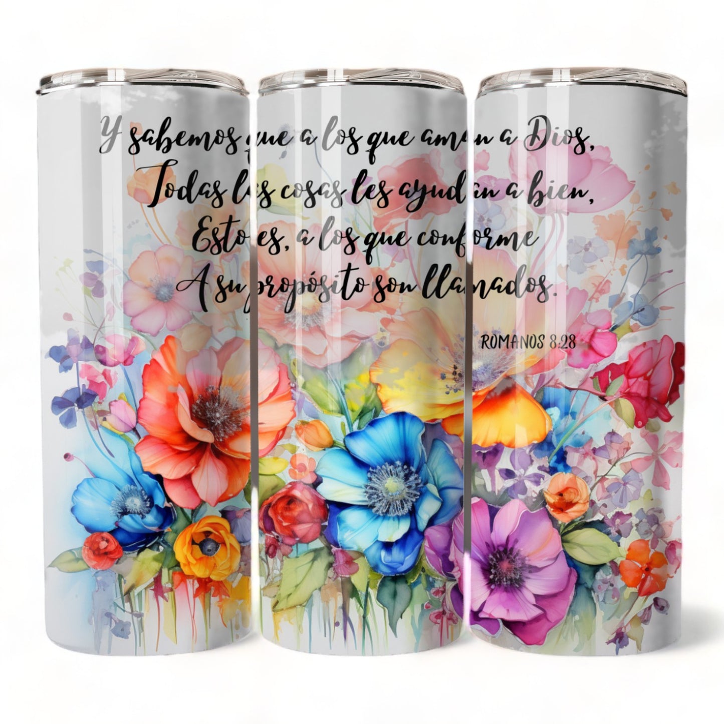 Thermos 20oz Romans 8:28 (Template 46)