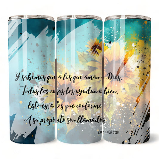Thermos 20oz Romans 8:28 (Template 48)