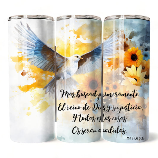 Thermos 20oz Matthew 6:33 (Template 50)
