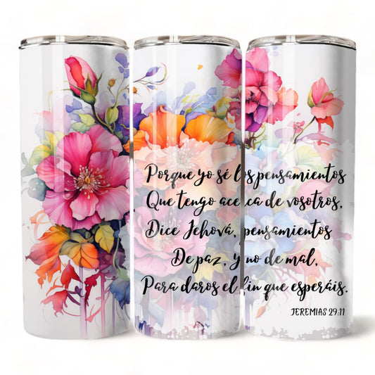 Thermos 20oz Jeremiah 29:11 (Template 8)