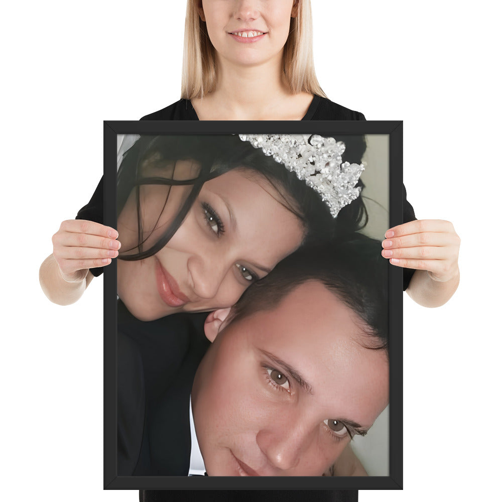 Póster en papel fotográfico con marco