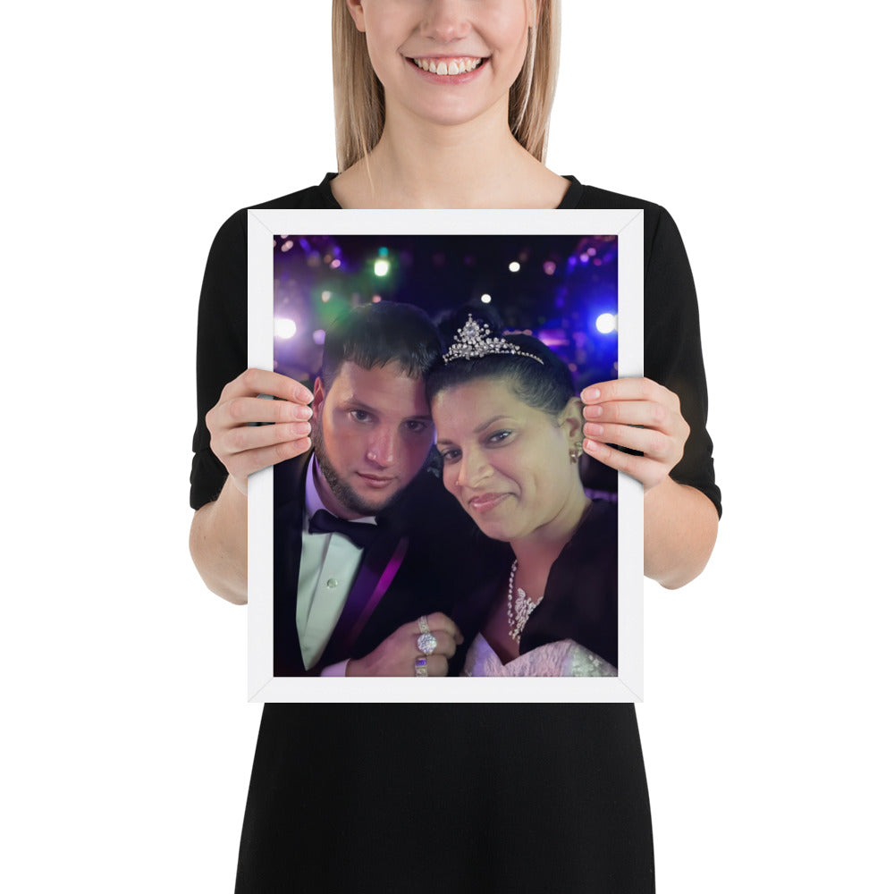 Póster en papel fotográfico con marco