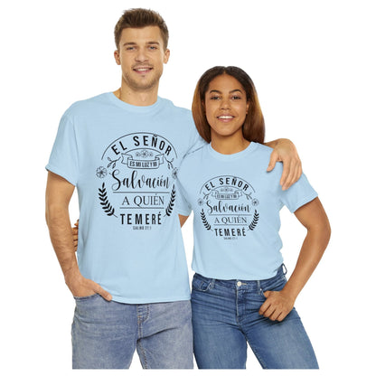Christian T-shirt - the Lord is my light and my salvation